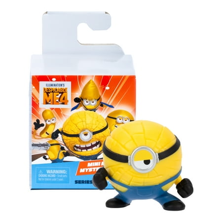 Despicable Me 4 Mini Minions Mystery Figures, 2 inch Collectible Figures, 28 to Collect, Ages 4+