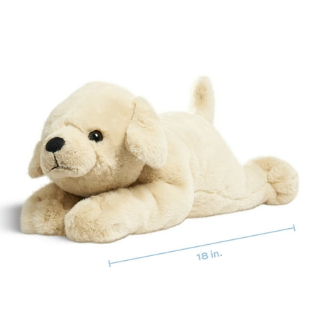 Hugs and Cuddles? Calmings 18" Weighted 2.5 lbs. Plush Labrador, Soft Sensory Companion, Ages 3+