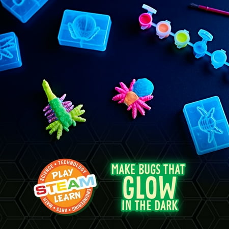 Crayola Glow in The Dark Clay Art Kit, Bug Molds, Creative Toys for Kids, Crafts, Unisex Child