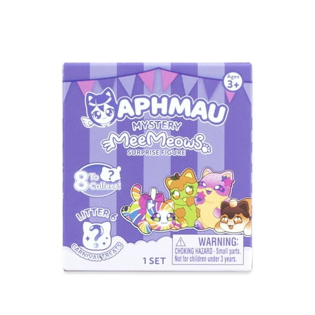Aphmau MeeMeow Mystery Figures ? Series 6, Blind Box: 1 of 8 Possible Carnival Treats MeeMeows