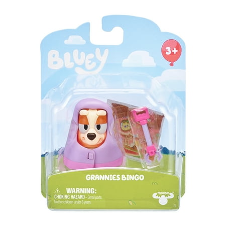 Bluey Story Starter Pack, 1 2-3" Plastic Toy Figure and Accessory, Multi-Color, Ages 3+, Styles Vary
