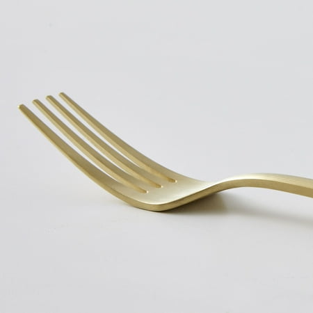 Better Homes & Gardens River 20-Piece Gold Stainless Steel Flatware Set with Handles (Service for 4)