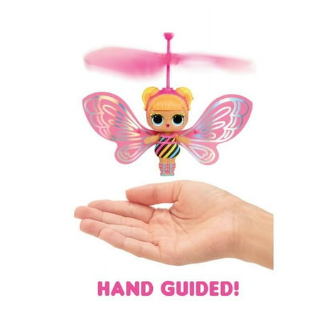 LOL Surprise Magic Flyers: Flutter Star Hand Guided Flying Doll, Collectible, Touch Bottle Unboxing, Gift for Girls Age 6+