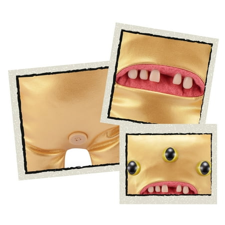 Fuggler Gold Fuggs 9 inch (Reeko), Funny Ugly Monster Soft Plush Collectible Toy by ZURU