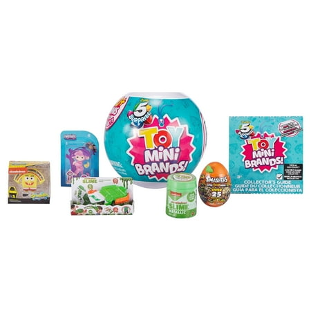 Toy Mini Brands Capsule Collectible Toy by ZURU Plastic Mini Toys Collectible, Blue