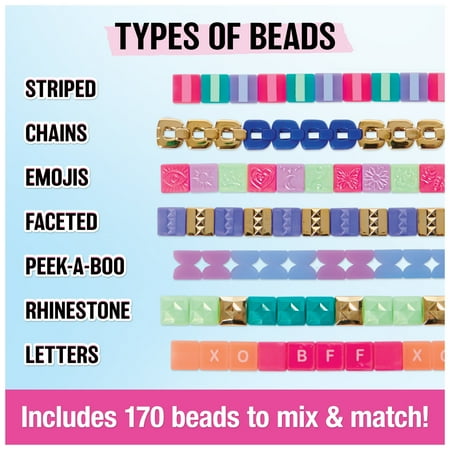 Cool Maker PopStyle Bracelet Maker with 170 Beads and Storage, Art and Craft Kit for Ages 7+