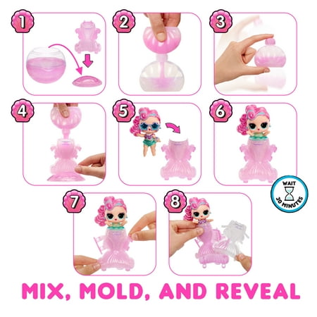 LOL Surprise Mermaids Tots with Color Change Tails, Ages 4+