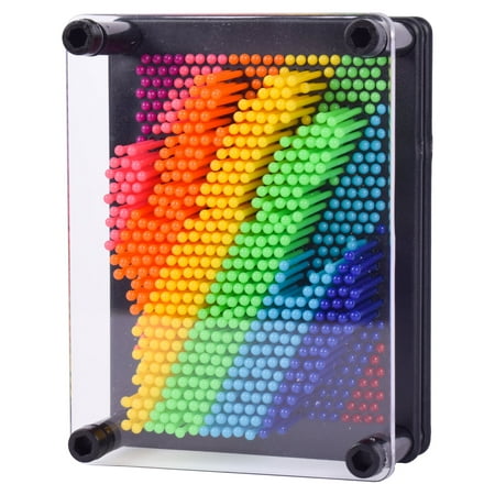 Toymendous Rainbow 3D Pin Art - Novelty & Gag Toys, Kids, Unisex Ages 3+