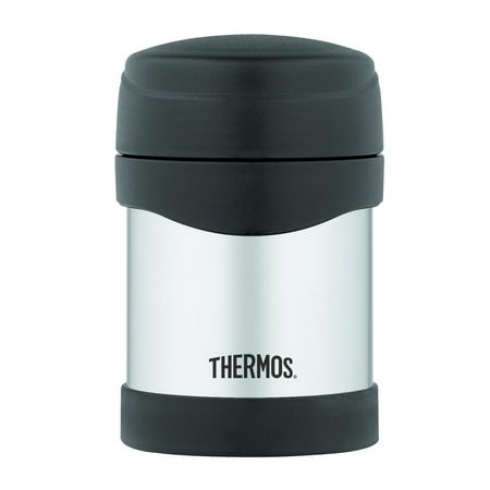Thermos Stainless Steel Vacuum Insulated Food Jar, Stainless Steel, 10ozSilver,