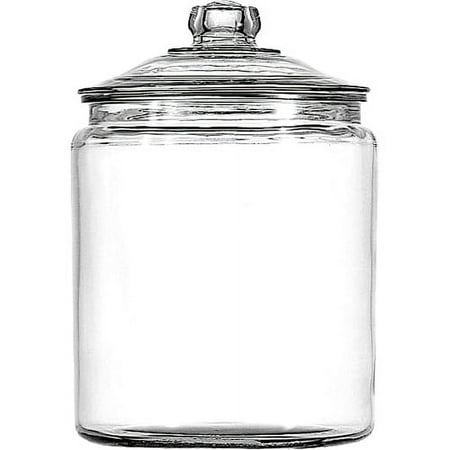 Anchor Hocking Heritage Hill Glass Jar with Lid, 2 Gallon