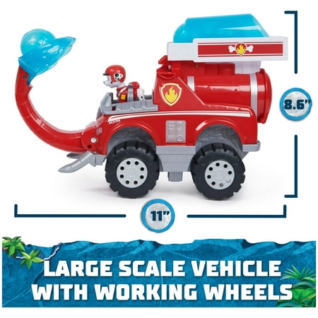 PAW Patrol Jungle Pups, Marshall Elephant Firetruck with Figure, Toys for Kids Ages 3 and Up