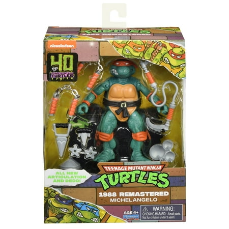 Teenage Mutant Ninja Turtles: 4? Remastered Michelangelo Action Figure by Playmates Toys