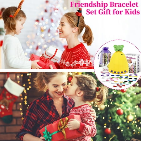 Syenll Braiding Bracelet Kit, Friendship Making Kit with Bracelets Maker, DIY Arts and Crafts Toy for 8-12 Year Old Girls