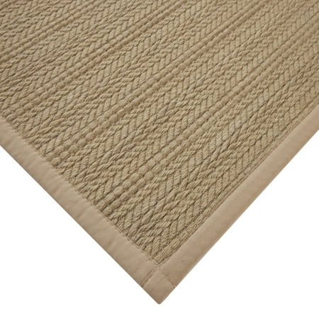 (2 pack) Better Homes & Gardens Brown Weave Indoor Kitchen Rug - 20" x 34" - 100% Polyester - Neutral