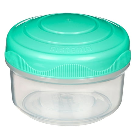 Sistema To Go Round Mini Bites 3-Pack (Colors May Vary)3.03" x 6.42",