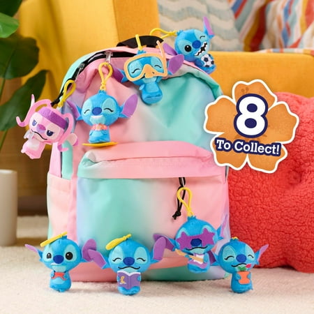 Disney Stitch Mystery Blind Bag Collectible Clip-On Mini Plush, 3.5 Inch Surprise Plush, Alien, Kids Toys for Ages 2 up