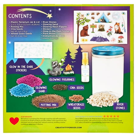 Creativity for Kids Grow N? Glow Terrarium ? Child Craft Activity for Boys and Girls