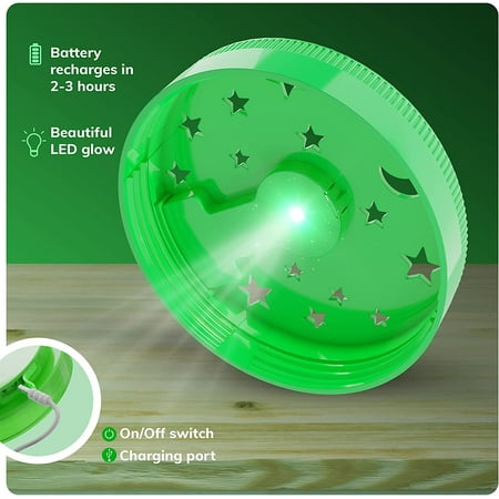 Dan&Darci Light-up Terrarium Kit for Kids - Science Kits, Gardening Gifts, Children Toys