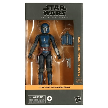 Star Wars The Black Series Mandalorian Nite Owl Collectible Action Figure (6?), Walmart Exclusive