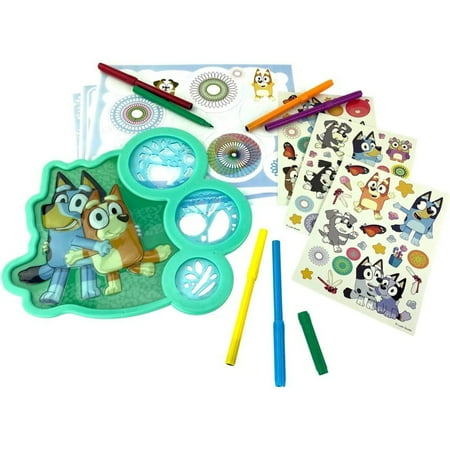 Bluey Spirograph Activity Set