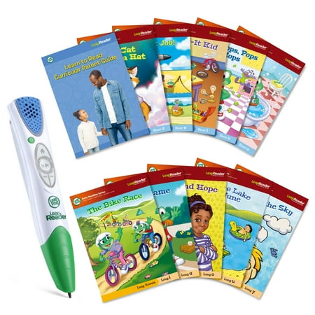 LeapFrog LeapReader Learn-to-Read 10-Book Mega Pack Plastic, Paper with Accessories, Baby and Toddler Toys