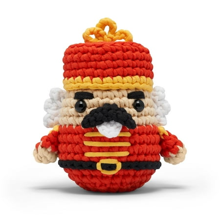 The Woobles Beginner Crochet Amigurumi Kits - Hazel The Nutcracker