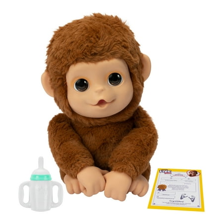 Little Live Pets My Baby Monkey Mango, 50+ Sounds and Reactions, Ages 4+
