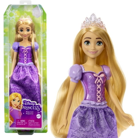 Disney Princess Rapunzel Fashion Doll with Blond Hair, Blue Eyes & Tiara AccessoryOne Size,