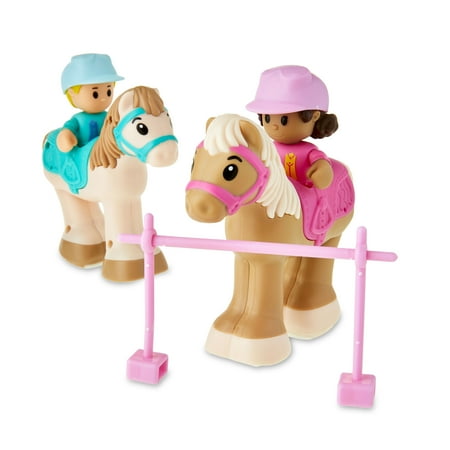 Kid Connection Pony Ranch Play Set with Lights and Sounds, 36 Pieces, Toddler Toys