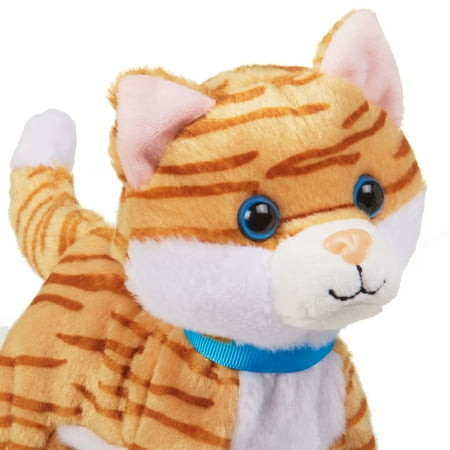 Kid Connection Miniature Electronic Walking Pet, Orange Cat, Toddler Toys