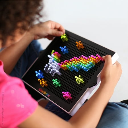 Lite-Brite Classic, Favorite Retro Toy - Create Art with Light, STEM and Unisex for Kids Ages 4+, 1 EA