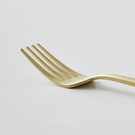 Better Homes & Gardens River 20-Piece Gold Stainless Steel Flatware Set with Handles (Service for 4)
