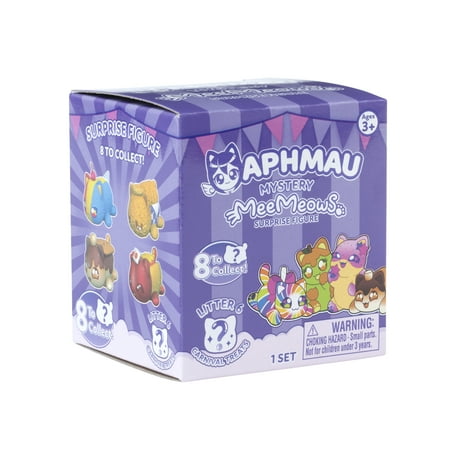 Aphmau MeeMeow Mystery Figures ? Series 6, Blind Box: 1 of 8 Possible Carnival Treats MeeMeows