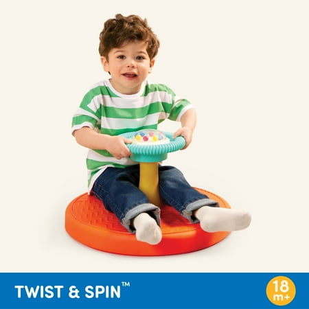 Battat Twist & Spin Activity Toy 3 Pieces with Ball Popper, Toddler 18 Months and Preschool Toys