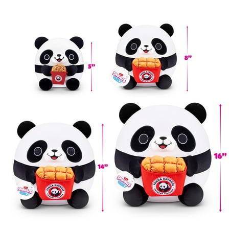 SNACKLES 8 inch Snackle (Panda Express) Andy the Panda, Ultra Soft Collectible Plush Toy by ZURU