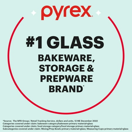Pyrex 4 cups Clear Food Storage Container 1 pk