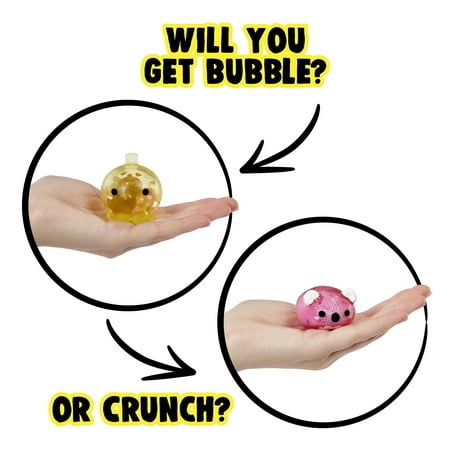 The Original Moj Moj Bubbles or Crunch Series 1, Collectible Blind Bag, Toy Stuffers, Party Favors, Kids Ages 5+