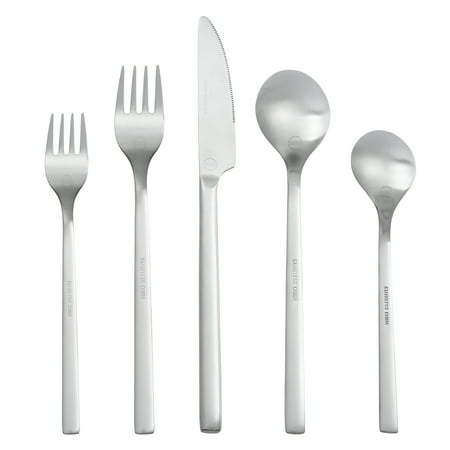 Better Homes & Gardens Holden Flatware Set with Black Handles Service ( 20 Piece)