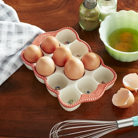 The Pioneer Woman Blooming Bouquet Stoneware Egg Holder