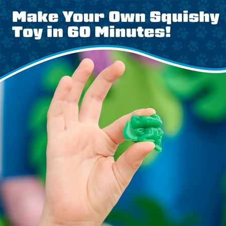 Elmer's Squishies Minis, DIY Miniature Squishy Toys, Arts and Crafts for Kids, Creates 6 Zoo Characters, 1