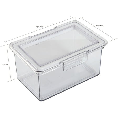 The Home Edit 3-Piece Canister Edit Food Organizer and Storage Containers, Clear