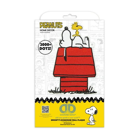 DIAMOND DOTZ? Snoopy's Doghouse Wall Plaque Diamond Painting Kit