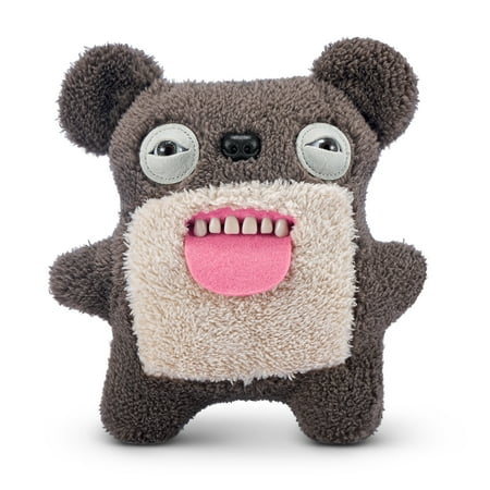 Fuggler New Fuggs on the Block 9 inch (Scarescome Square Bear), Funny Ugly Monster Soft Plush Toy by ZURU