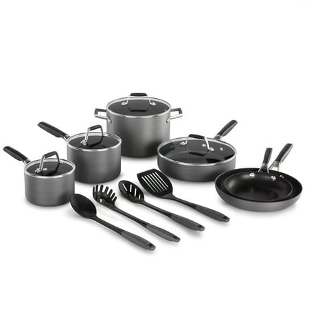 Select by Calphalon AquaShield Nonstick, 14-Piece Cookware Set, Dishwasher Safe
