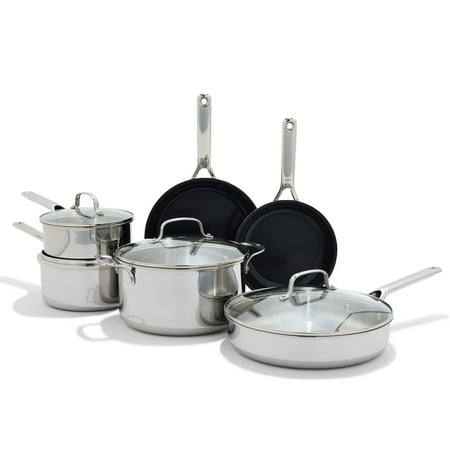 OXO Agility+ 13 Piece Non-stick Stainless Steel Cookware
