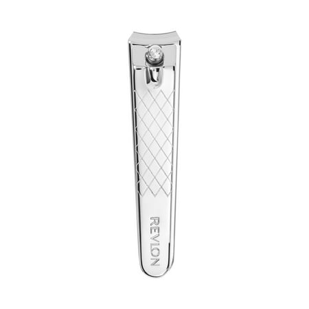 Revlon Accurate Clipping Stainless Steel Fingernail Clipper, Silver, 1 Count
