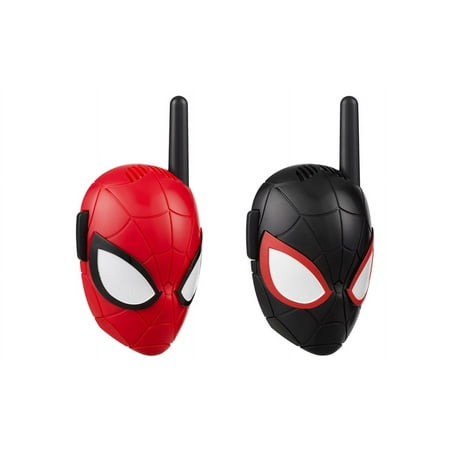 Marvel Spiderman Extended Range Walkie Talkies - Toy Phones - Push to Talk Button, Children Ages 3+