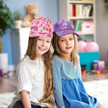 6 7 8 9 10 11 Year Old Girls Gifts, Arts and Crafts for Kids Age 4-12 Girl Stickers Baseball Caps Toys for 3 4 5 Year Old Birthday Presents for Kid Teenager Craft Kits Glitter Gem Sun Hat