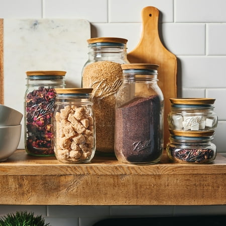 Ball Wooden Storage Lids, Wide Mouth, Ball Jar Lids, 3-PackOne Size,