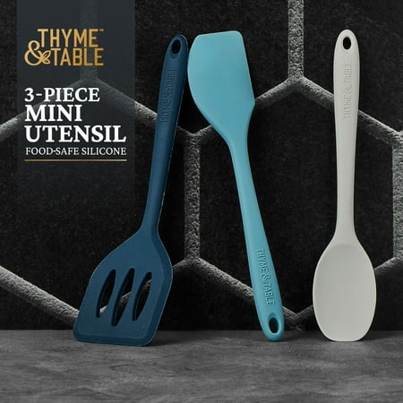 Thyme and Table Silicone Mini Kitchen Utensil Set, 3 pcs
